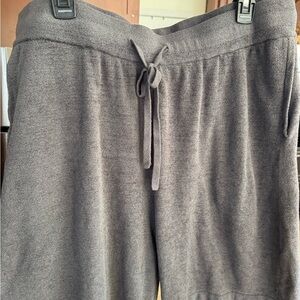 Barefoot Dreams Men's Gray Knit  Lounge Shorts XXL